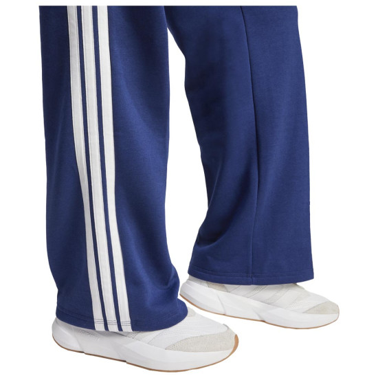 Adidas Γυναικείο παντελόνι φόρμας Essentials 3-Stripes Open-Hem Fleece Pants